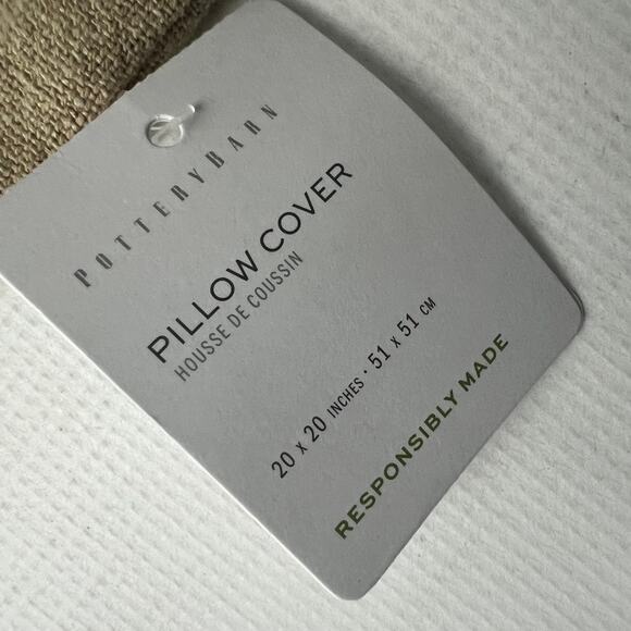 Pottery Barn Conell Rustic Forest Embroidered Pillow Cover NEW Elk - Picture 8 of 9